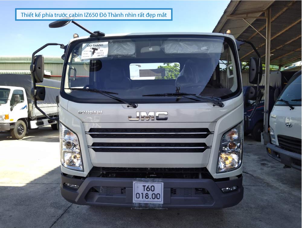 Bảng giá xe tải IZ650 Đô Thành thùng mui bạt, kín, lửng (07/2022)